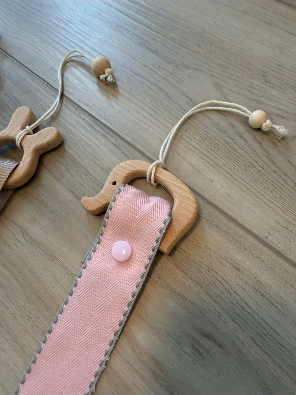Kids Neutral and Pink hair accessories Clip Straps